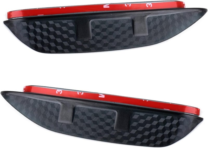 QASULER Side Door Rearview Mirror Rain Eyebrow Guard Cover - Image 1