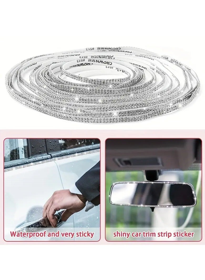 ٥ أمتار من ملصقات الزينة بمثقاب الماء للسيارة – ملصقات لامعة قابلة للصق، مثالية للسيارات، الملابس، الأحذية، الحرف اليدوية، وتخصيص الإكسسوارات - Image 2