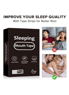 General 30 packs of sleep patches, sleep tape, sleep tape designed for lip contact, oral sleep tape to improve nasal breathing and reduce snoring - stop snoring aid for men and women  - Image 4
