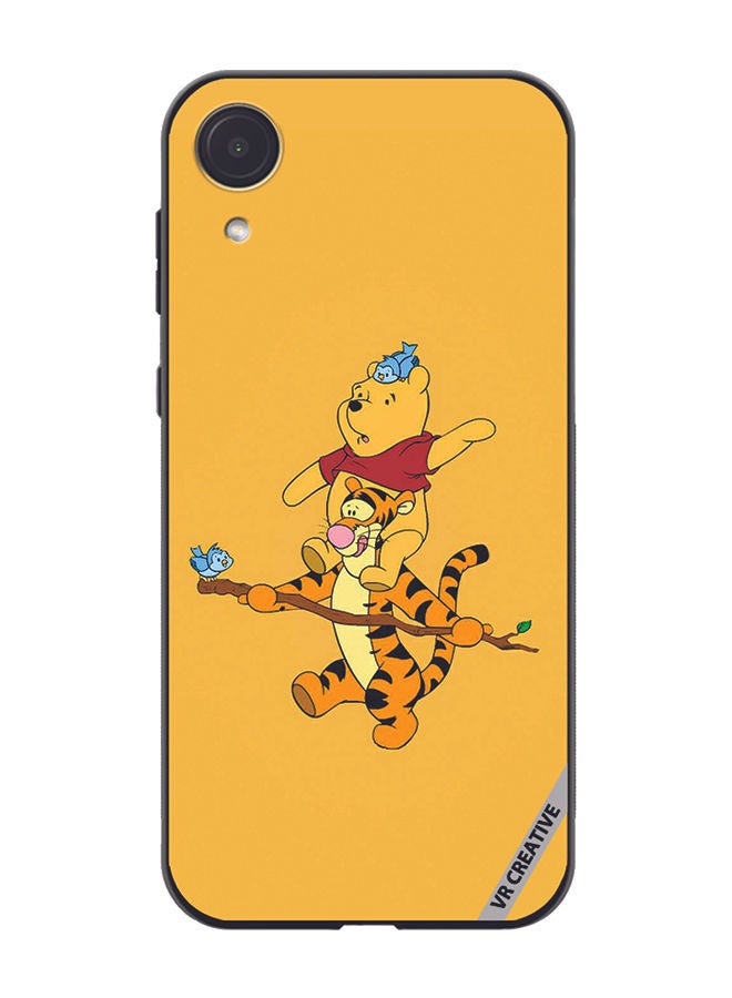 VR CREATIVE Protective Case Cover For Samsung Galaxy A03 Core Pooh Design Multicolour - Image 1