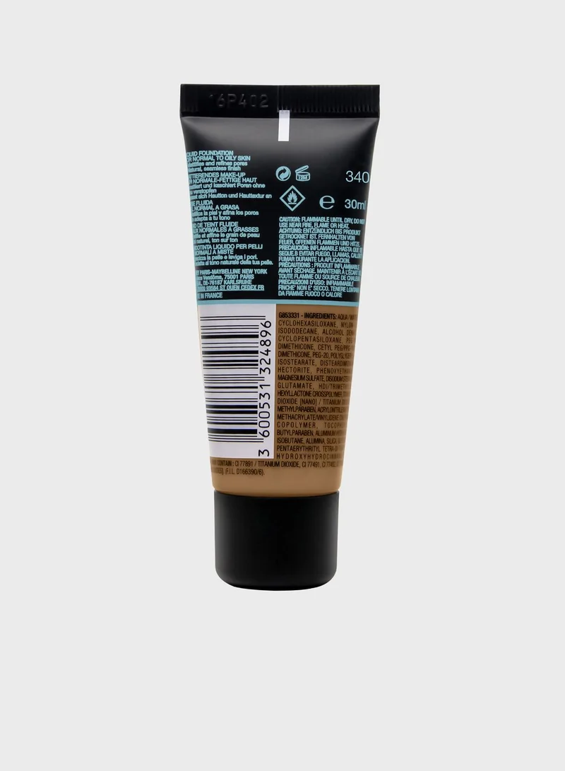 MAYBELLINE NEW YORK Fit Me Matte & Poreless Foundation -340 Cappuccino