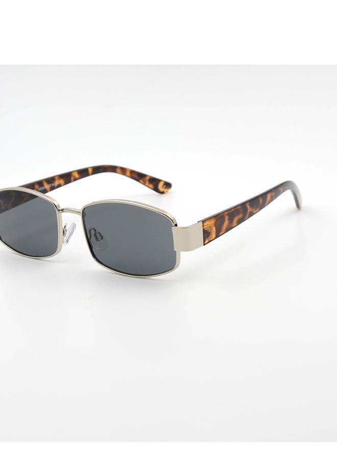 MADEYES نظارات شمسية للرجال بحماية من الأشعة فوق البنفسجية EE24M076-4 - فضي/ديمي - Image 2