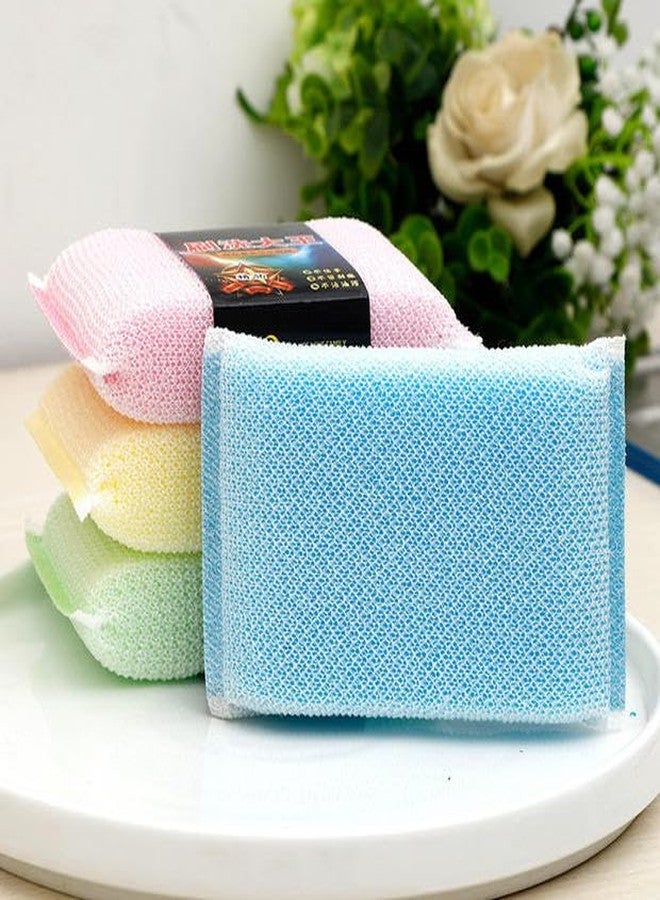 Homecure Soft Scrub Sponges for Dishwashing | Dual Layer Foam & Scrubber Pad for Utensils, Non-Stick Cookware & Kitchen Cleaning | | Strong, Long Lasting & Odor Resistant Sponge | (3, Ultra Power) - Image 2