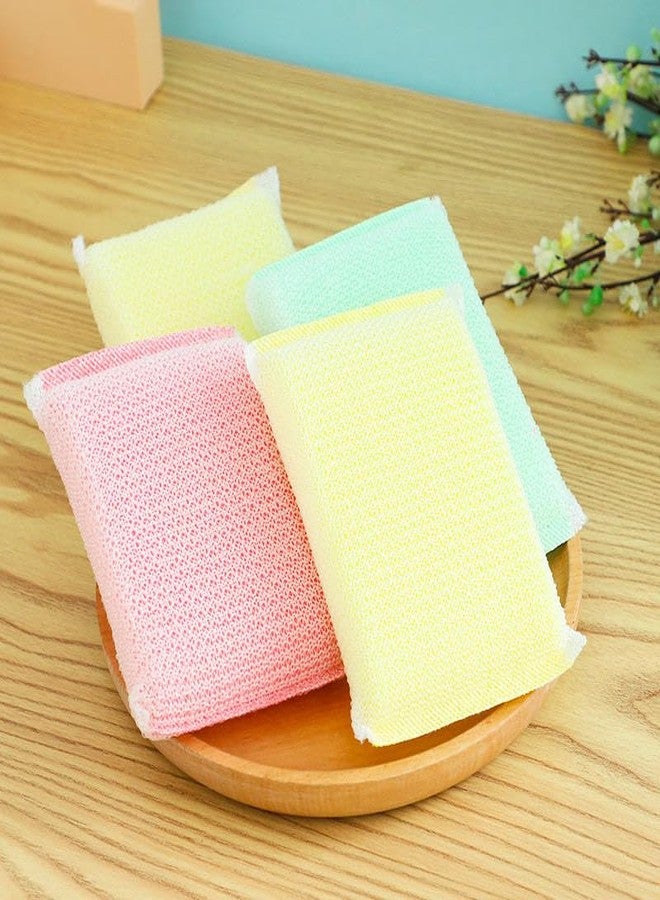 Homecure Soft Scrub Sponges for Dishwashing | Dual Layer Foam & Scrubber Pad for Utensils, Non-Stick Cookware & Kitchen Cleaning | | Strong, Long Lasting & Odor Resistant Sponge | (3, Ultra Power) - Image 1