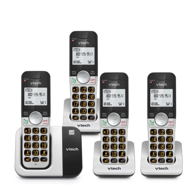 VTech DECT 60 Cordless Phone 4Handset InterferenceFree Sound Large Backlit Display Big Buttons Caller ID VG2314 - Image 2
