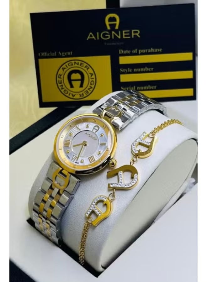 Aigner Bracelet and Watch Set