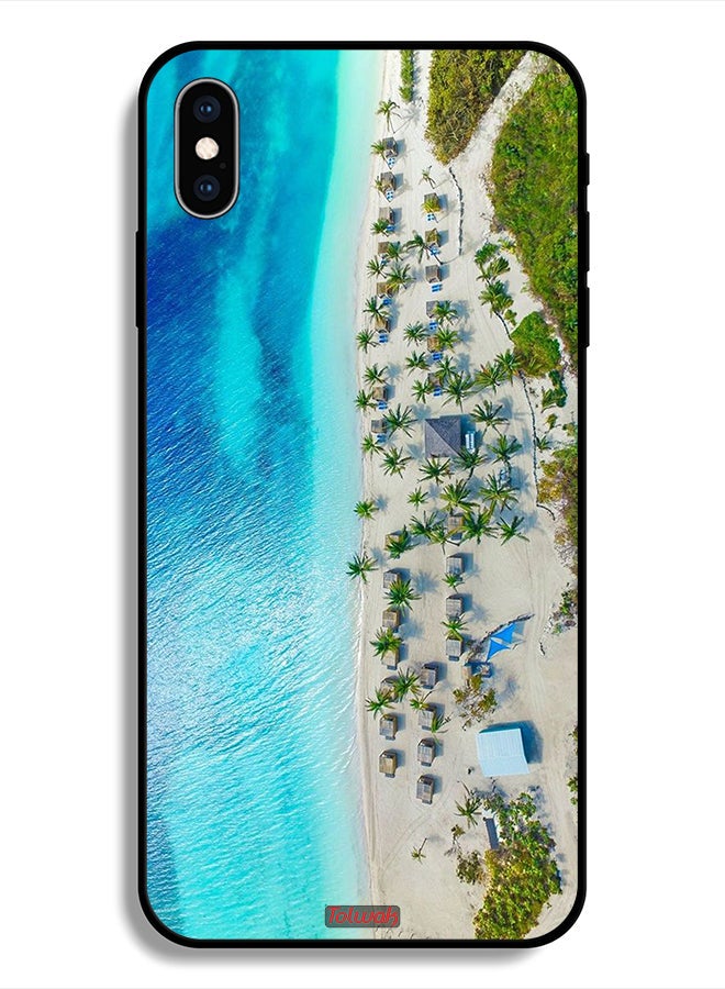 Tolwak Protective Case For Apple iPhone X Beach - Image 1
