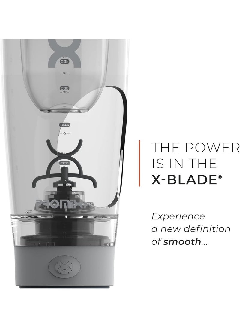 Promixx Electric Protein Shaker, Vortex Mixer with X-Blade Technology, 600ml BPA Free Blender Bottle, Durable and Easy Clean Sport Shaker - Image 3