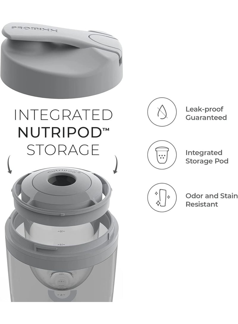 Promixx Electric Protein Shaker, Vortex Mixer with X-Blade Technology, 600ml BPA Free Blender Bottle, Durable and Easy Clean Sport Shaker - Image 4