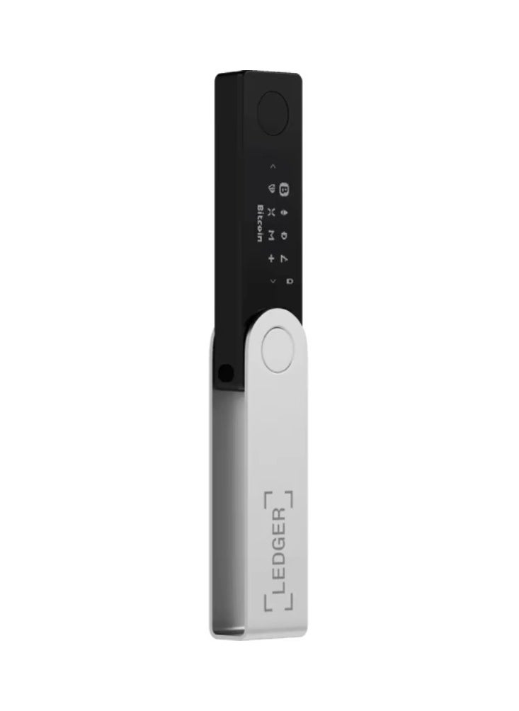Ledger - Nano X Hardware Wallet | Safest Crypto & NFT Cold Storage, Big Screen + Wireless Bluetooth & Type-C Connectivity, 5000+ Coins Supported, for iOS & Android, MacOS & Windows - Black - Image 1