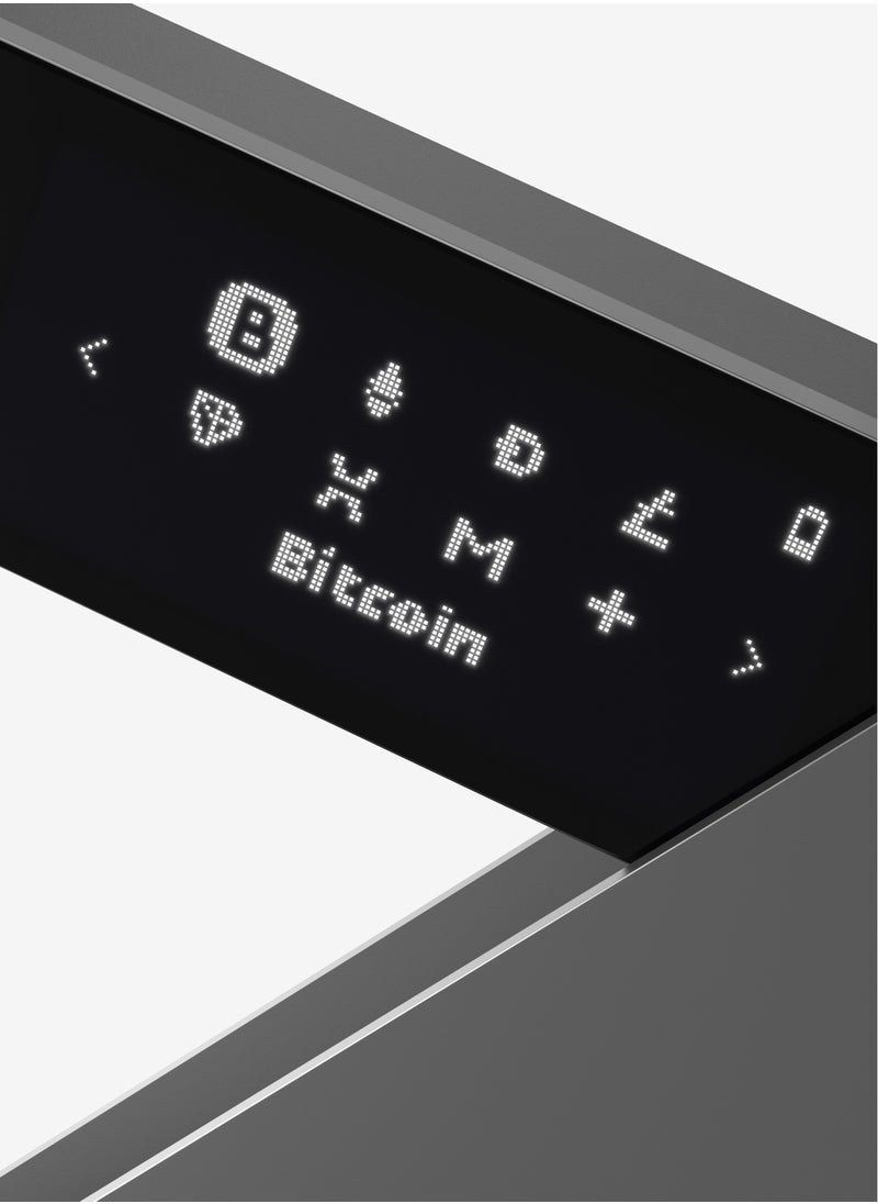 Ledger - Nano X Hardware Wallet | Safest Crypto & NFT Cold Storage, Big Screen + Wireless Bluetooth & Type-C Connectivity, 5000+ Coins Supported, for iOS & Android, MacOS & Windows - Black - Image 1