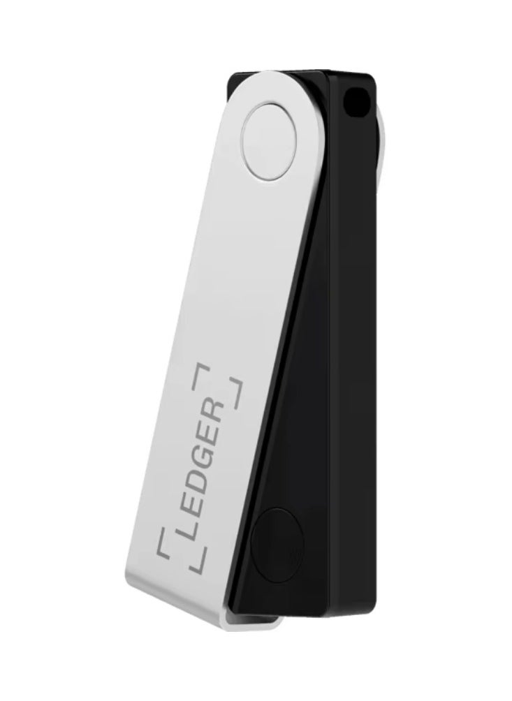 Ledger - Nano X Hardware Wallet | Safest Crypto & NFT Cold Storage, Big Screen + Wireless Bluetooth & Type-C Connectivity, 5000+ Coins Supported, for iOS & Android, MacOS & Windows - Black - Image 1