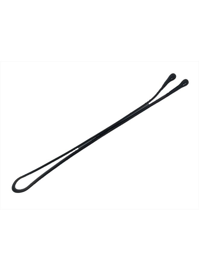 Kleravitex 2.75" BLACK Jumbo Bobby Hair Pins - Black Tipped Flat Style Pins for Women - Perfect For Rollers - Hair Pins for Styling - Suitable for ALL Hair Types, 100 pieces Tub Made in USA - Image 3