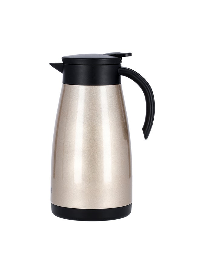 Royalford Double Wall Coffee Pot Stainless Steel 1500Ml Hot Cool Multicolor Assorted - Image 2