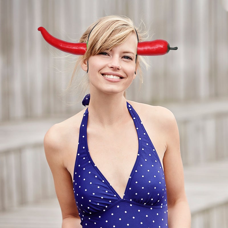 2 pcs Adorable Party Pepper Headdress Hair Performance Hair Accessory for Adults - Image 3