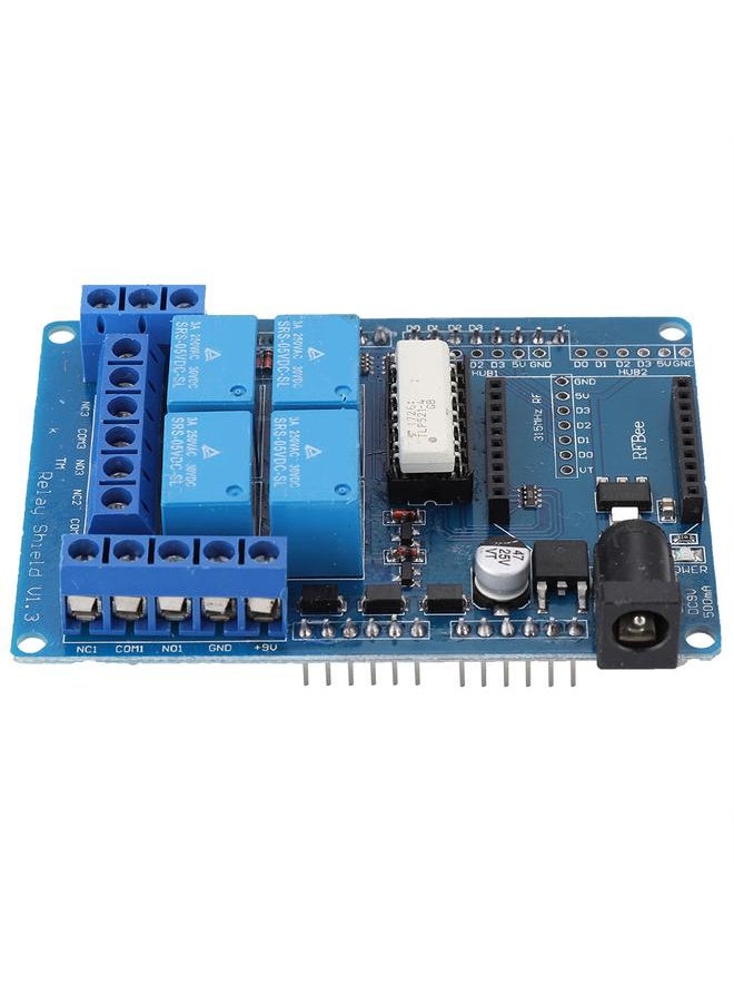 Thoraya - Four Channel 5V Relay Shields Optocoupler Module V1.3 For Arduino Relay Expansion Board - Image 1