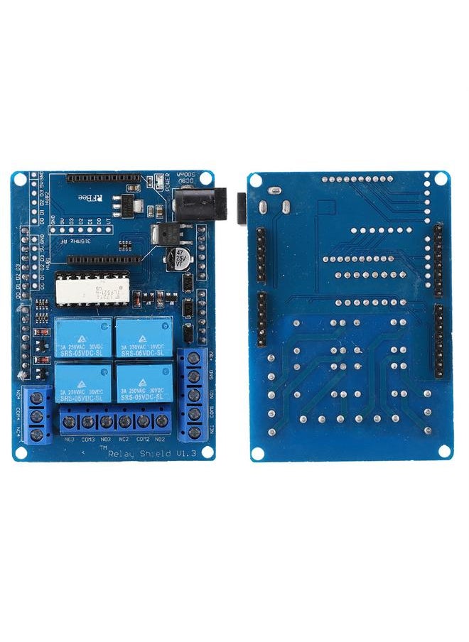 Thoraya - Four Channel 5V Relay Shields Optocoupler Module V1.3 For Arduino Relay Expansion Board - Image 1