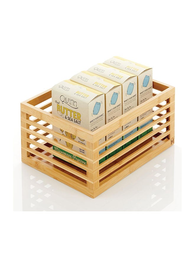 Home Pro HomePro Bamboo Storage Box Versatile Eco-Friendly Organizer and Storage Solution for Wardrobe Closet and Picnic Essentials Enhancing Aesthetic Appeal While Meeting Your Storage Needs - Image 1