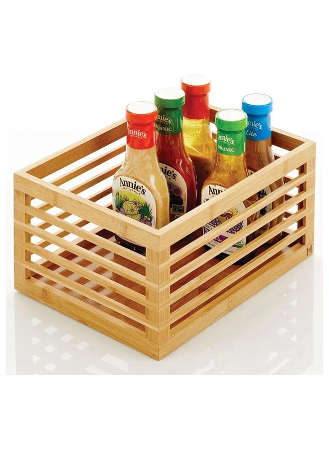 Home Pro HomePro Bamboo Storage Box Versatile Eco-Friendly Organizer and Storage Solution for Wardrobe Closet and Picnic Essentials Enhancing Aesthetic Appeal While Meeting Your Storage Needs - Image 2