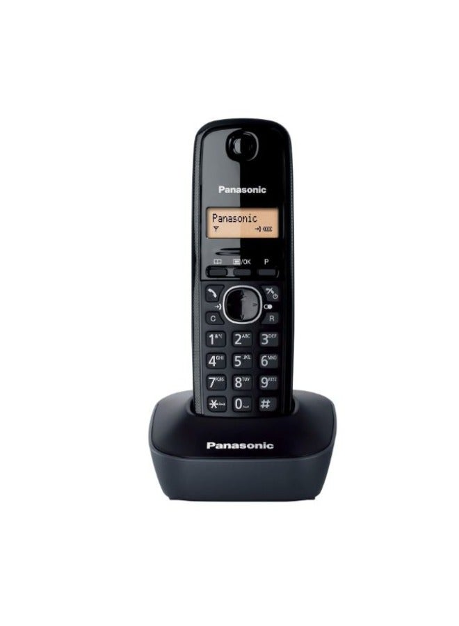 Panasonic KX-TG1611FX Cordless Telephone - Black - Image 2