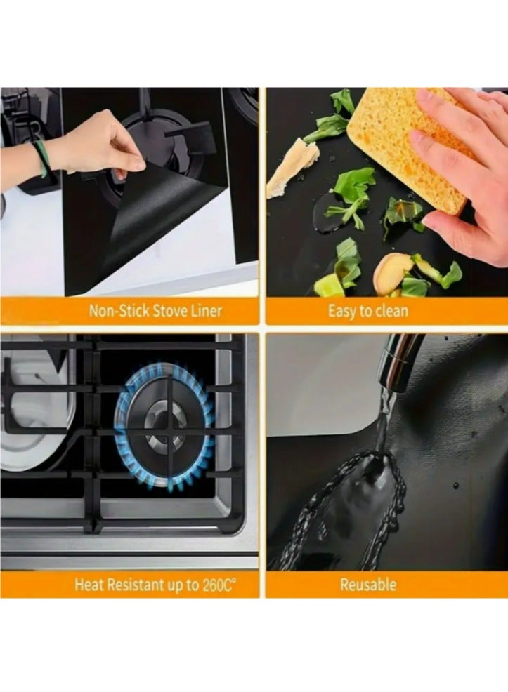 3pcs Reusable Gas Stove Covers - Heat resistant, non-stick, washable, easy to clean - Image 3