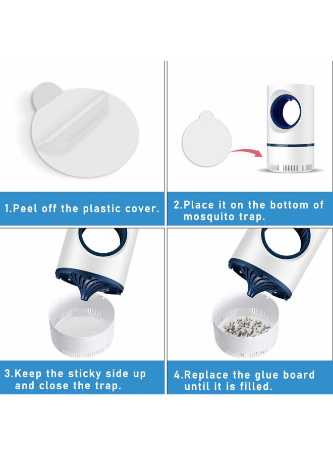 Dichroma Mosquito Trap Sticky Refillable Glue Boards 12 Pack, Fits Most Models Indoor Mosquito Killer Lamp - Image 5
