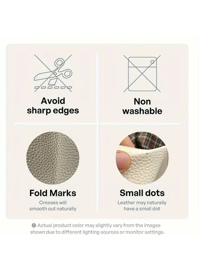 Black Modern Decorative PU Rectangular Tissue Box Cover Multipurpose Storage - Image 5