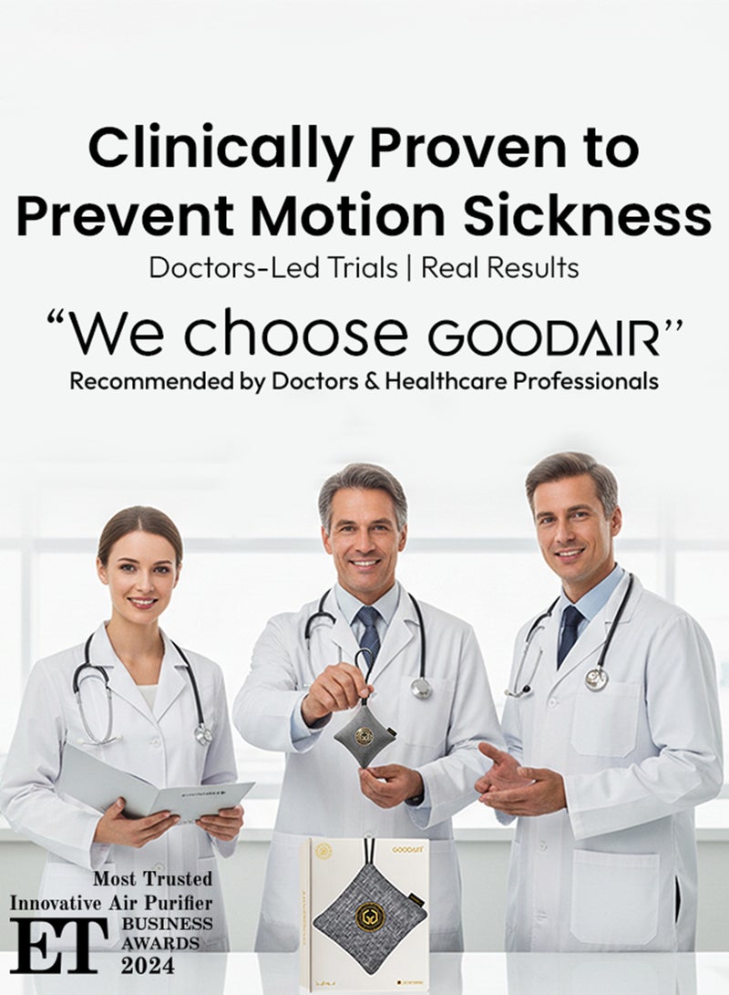 GOODAIR 2.0 Car Air Purifier | Non-electric | Elegant Silver | Clinically Proven | Tested & Certified to Eliminate Toxic Gases | Advanced Impregnated Activated Carbon | 24/7 Air Purification - Image 4