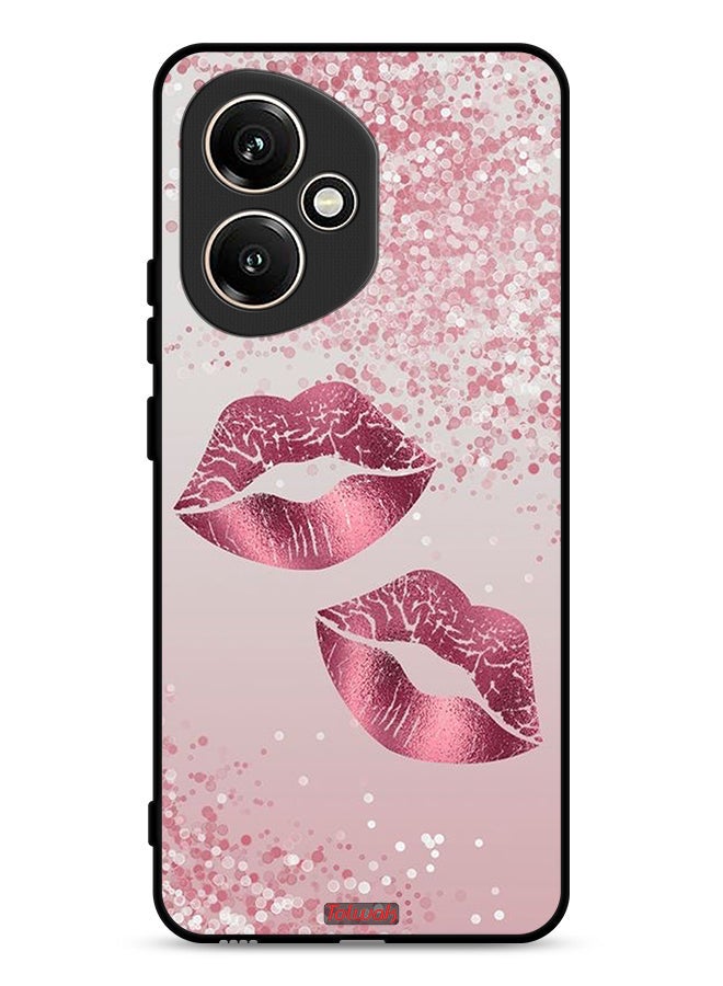 Tolwak Honor 400 Protective Case Cover Glitter Lips - Image 1