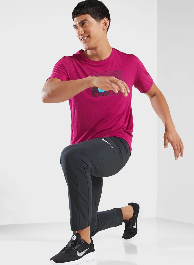 Nike Dri-Fit Miler Top Dye T-Shirt