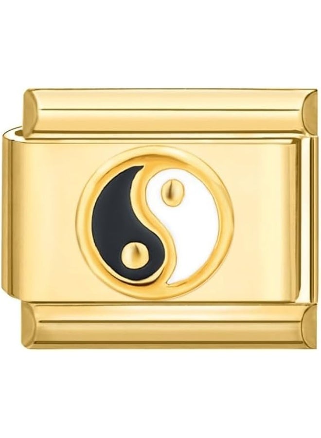 Luxuria Charm for Italian bracelet, stainless steel bracelet links for women, gold color, Italian, DIY jewelry gift, - Image 1