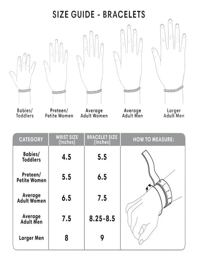GLD Shop Figaro Chain Bracelet - 4MM/6MM Sizes - 6/7/8/9 Inch Lengths - Gold/White Gold (7, 4MM White Gold) - Image 3