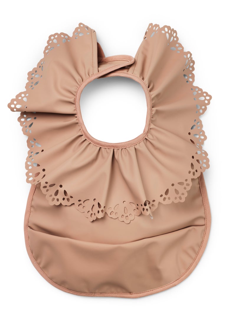 Elli Junior Elodie Details - Baby Bib - Faded Rose - Image 1
