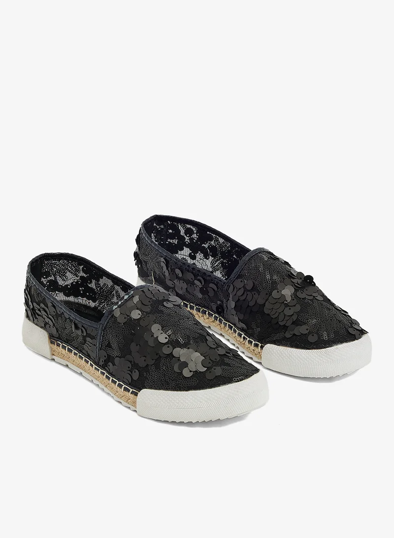 Savannah Collection Sequined Espadrille