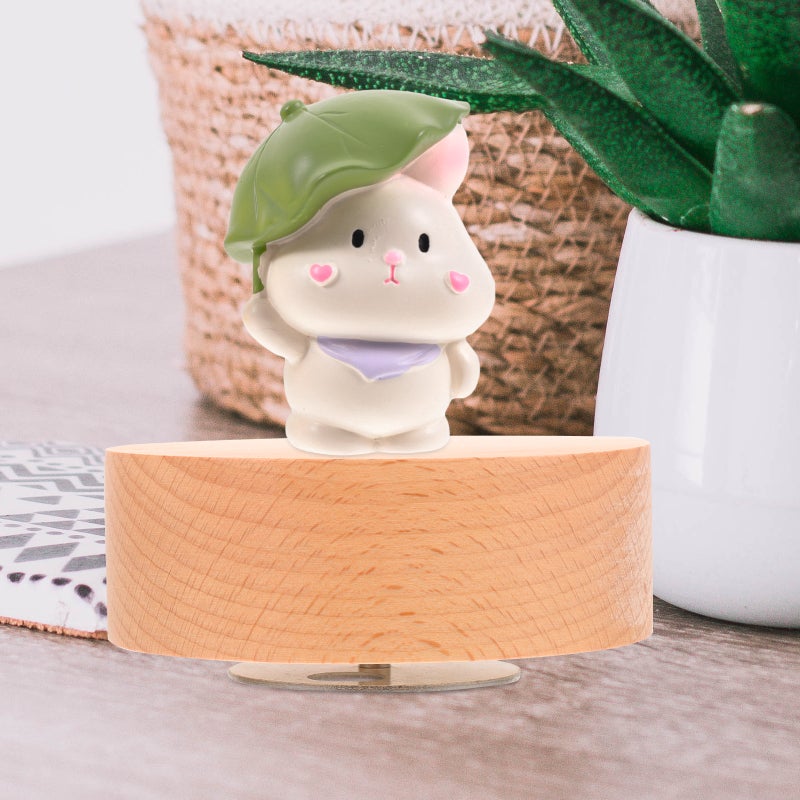 Music Box Base Rotatable DIY Musical Box Base Round Music Box Making Base - Image 3