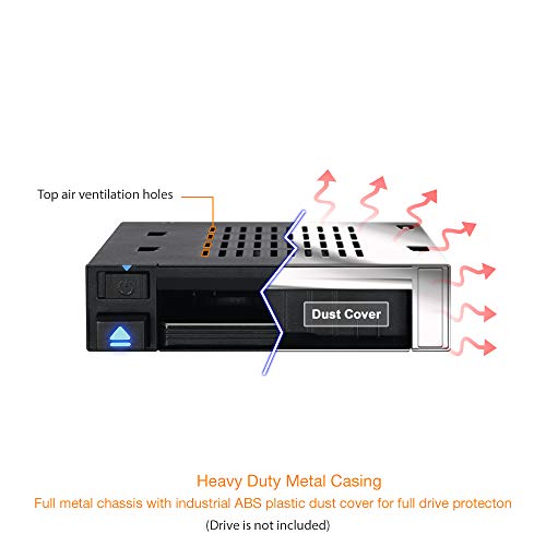 ICY DOCK 1 Bay 2.5 SAS/SATA HDD/SSD Docking Enclosure for External 3.5” Bay | flexiDOCK MB521SP-B - Image 5