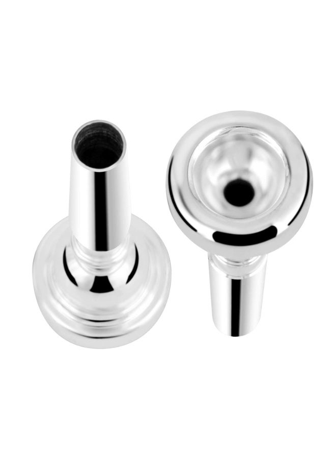 LAMAY Trumpet Mouthpiece 3C Silver Plated Bullet Shape Vaccum Package(3C) - Image 3