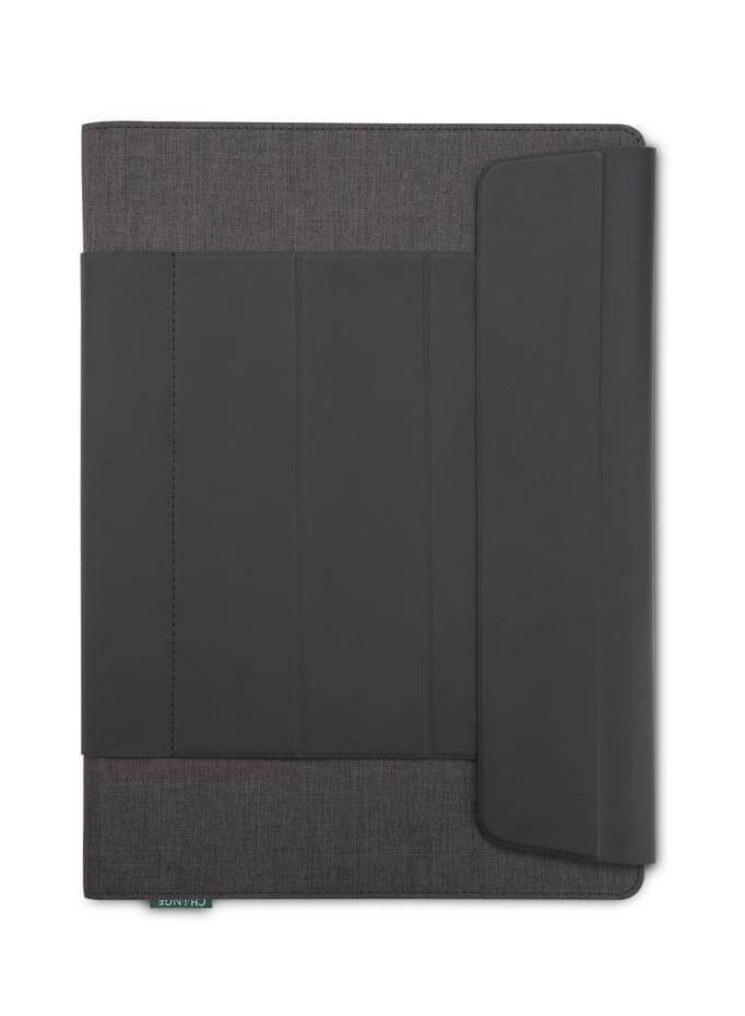 Santhome Change Collection 2-in-1 Laptop Case / Foldable Stand & Portable Workstation | Eco-Friendly RPET Laptop Sleeve for 15.6” Devices | Accessory Storage, Water-Resistant, Premium Magnetic Closure - Image 4