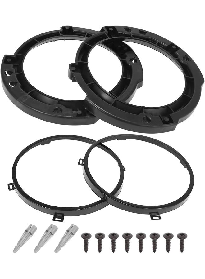 POETRYXIAO 7 Inch Headlight Mounting Bracket Ring Set For 2007-2018 Jeep Wrangler Jk  - Image 5