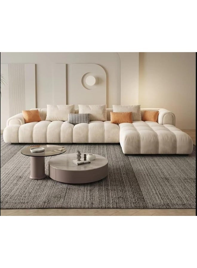 Zayn comforts Overstuffed Elegance: Marshmallow-Soft Fabric Sofa Bed for Your Living Room - Image 3