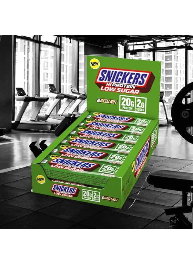 سنيكرز بار بروتين سنيكرز منخفض السكر بنكهة البندق 57 جم عبوة 12 – 20 جم بروتين سناك عالي البروتين - Image 3