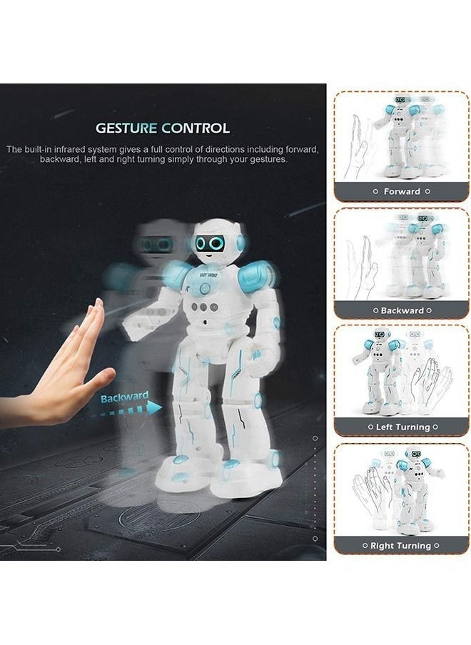 YelaJoy Remote Control Robot Toy, Rechargeable Gesture Control Robot Toy for Kids, Smart Intelligent Robot Educational Toy with Learning Music Programmable Walking Dancing Singing (Green)  - Image 2
