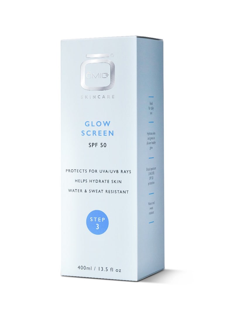 OMIC+ Omic+ Glow Screen SPF 50 400ml - Step 3  - Image 1