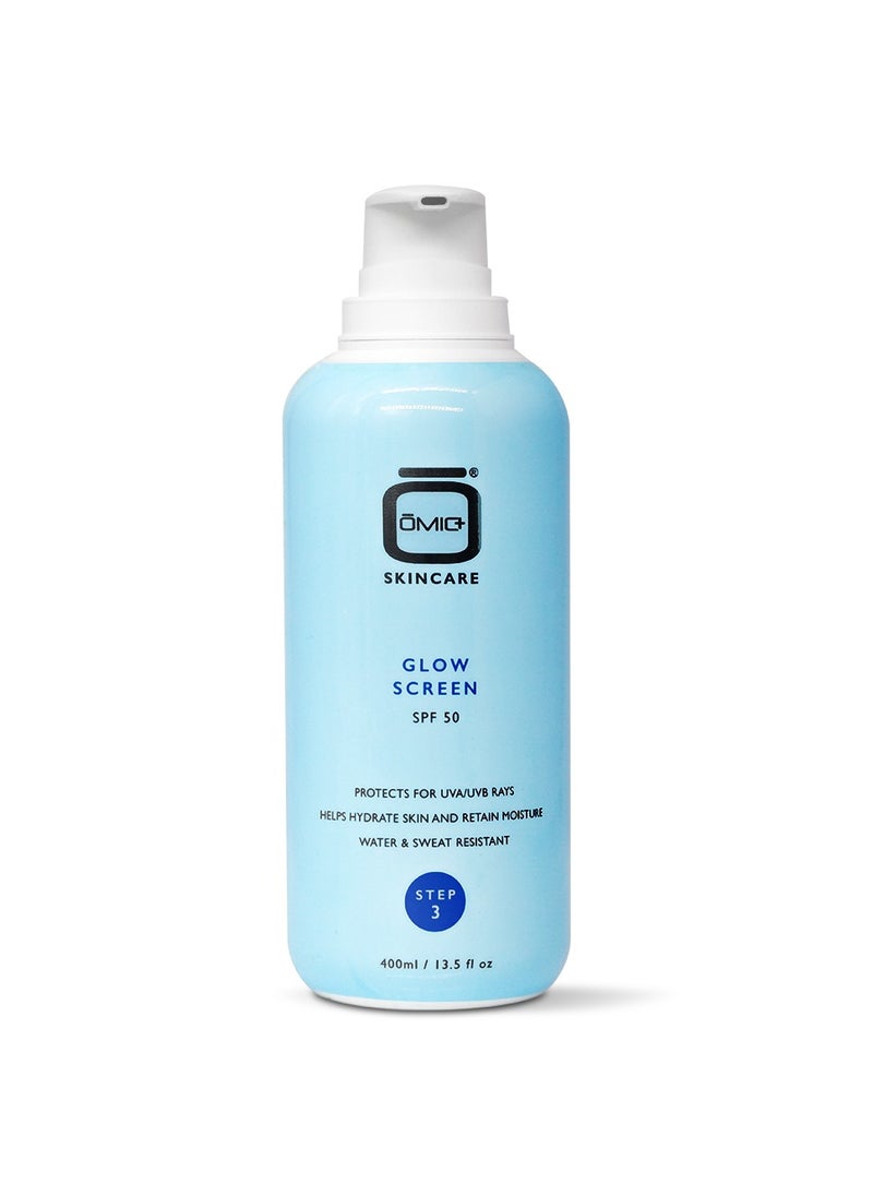 OMIC+ Omic+ Glow Screen SPF 50 400ml - Step 3  - Image 2