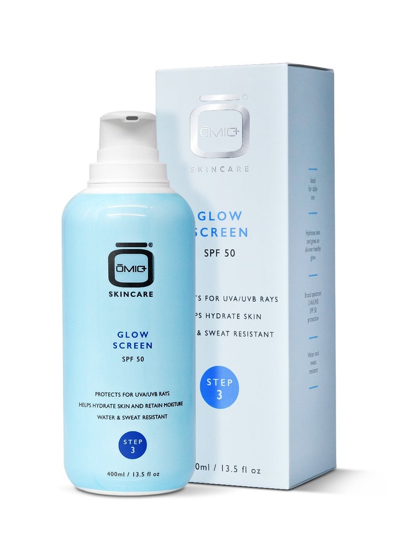 OMIC+ Omic+ Glow Screen SPF 50 400ml - Step 3  - Image 3