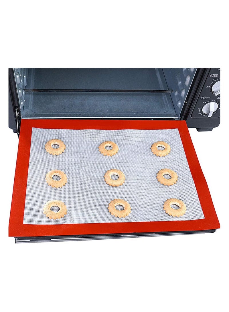 Heat-Resistant Silicone Baking Mat 30×40 cm – Oven Safe and Perfect for Pastries & Cookies - Image 2