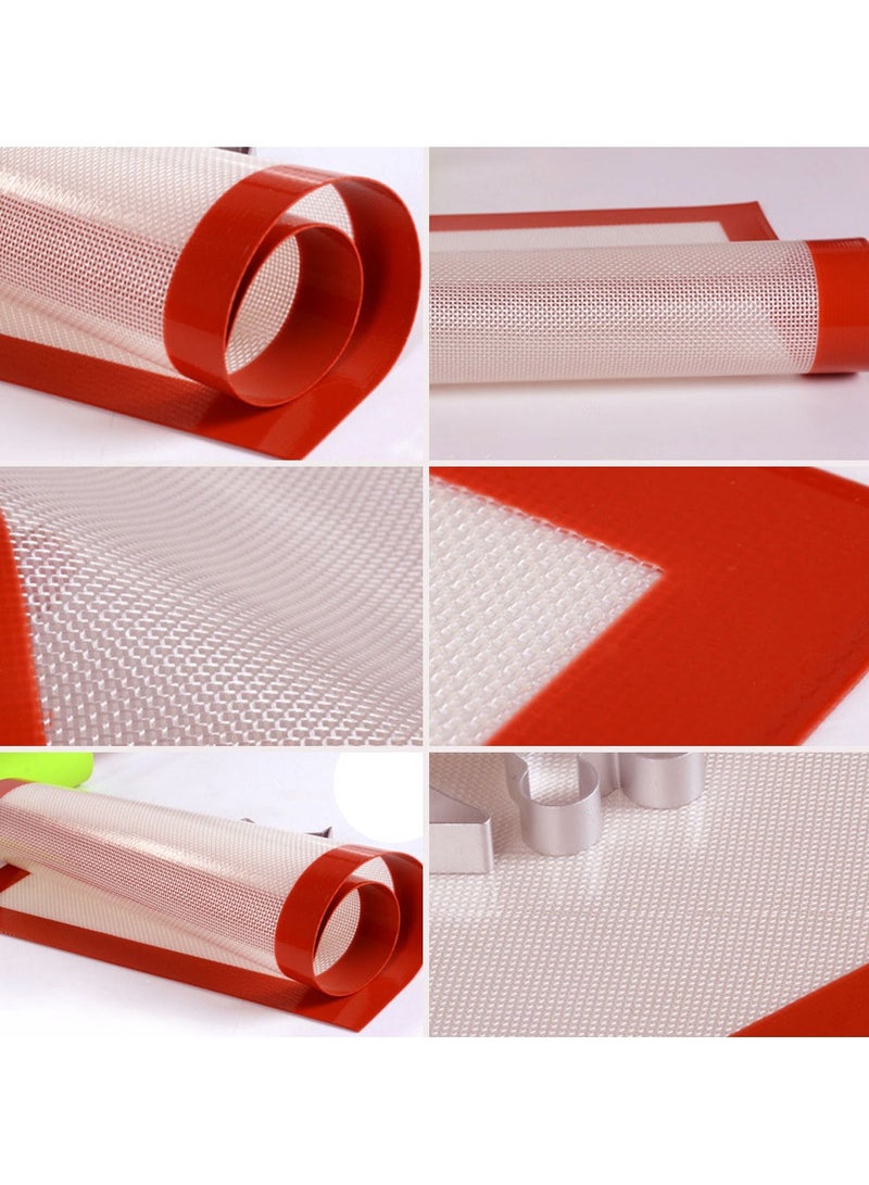 Heat-Resistant Silicone Baking Mat 30×40 cm – Oven Safe and Perfect for Pastries & Cookies - Image 3