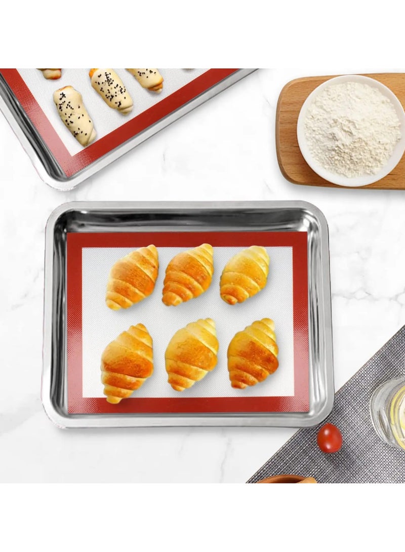 Heat-Resistant Silicone Baking Mat 30×40 cm – Oven Safe and Perfect for Pastries & Cookies - Image 5