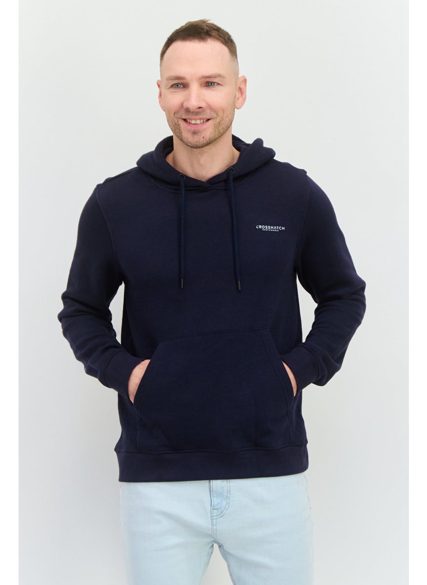 CROSSHATCH - Men 2 Piece Graphic Print Hoodies, Navy - Image 1