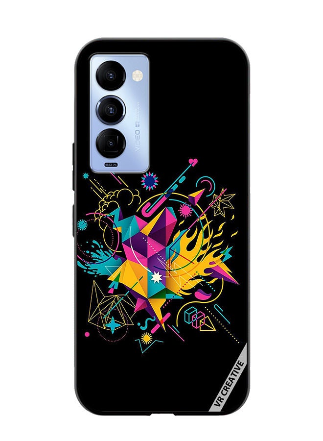 VR CREATIVE Protective Case Cover For Tecno Camon 18/18 P Art Design Multicolour - Image 1